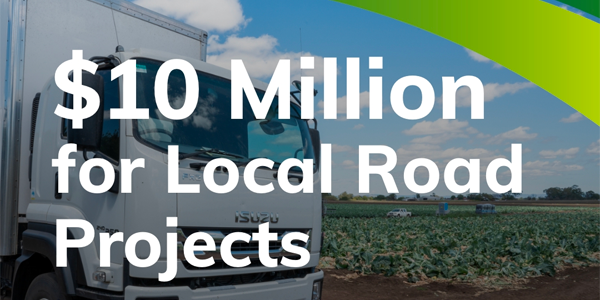 $10m for Local Road Projects