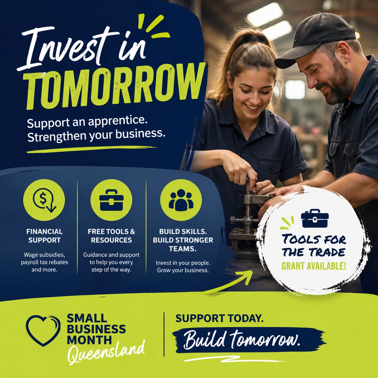 Support for Small Businesses to Take on Apprentices Highlighted During Small Business Month