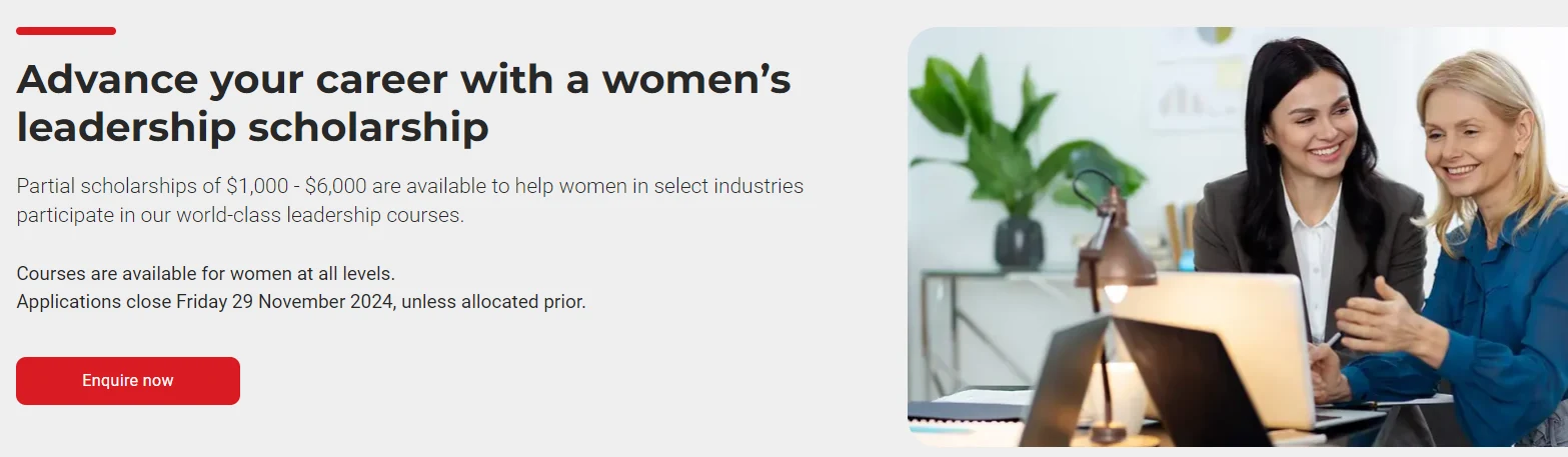 Advance Your Career with a Women’s Leadership Scholarship