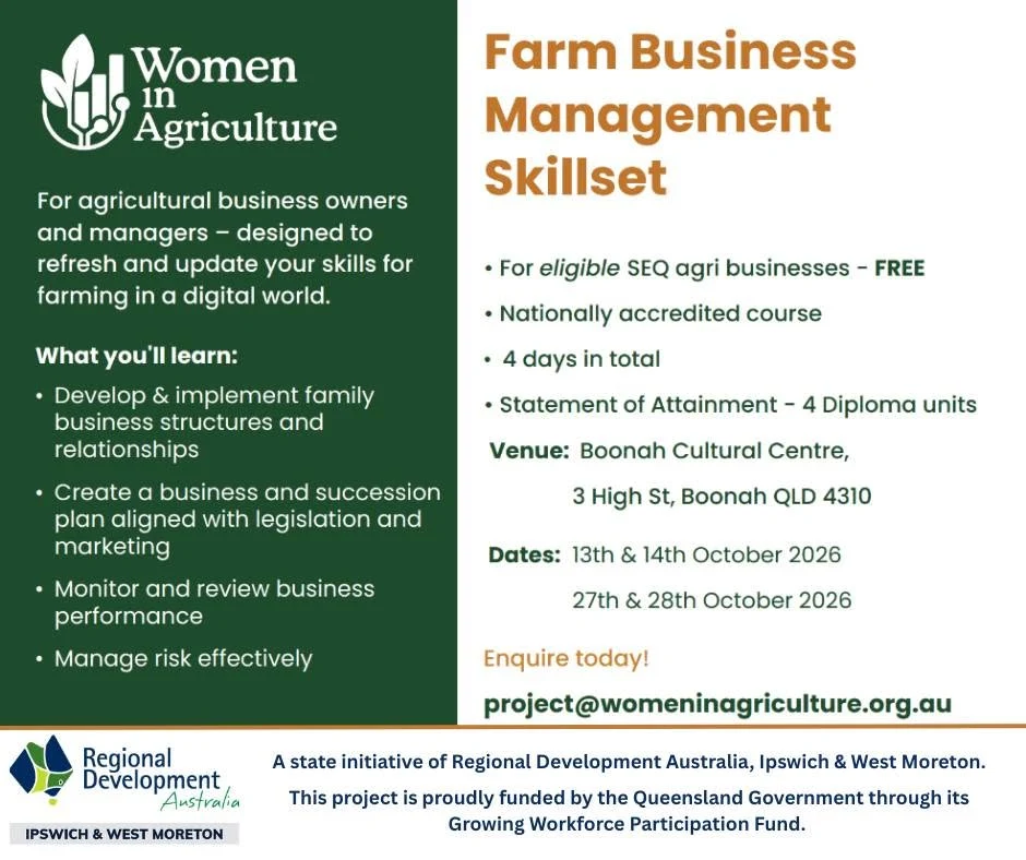 Free Farm Business Training Coming to Boonah