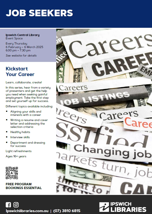 Ipswich Libraries Launches ‘Kickstart Your Career’ Program