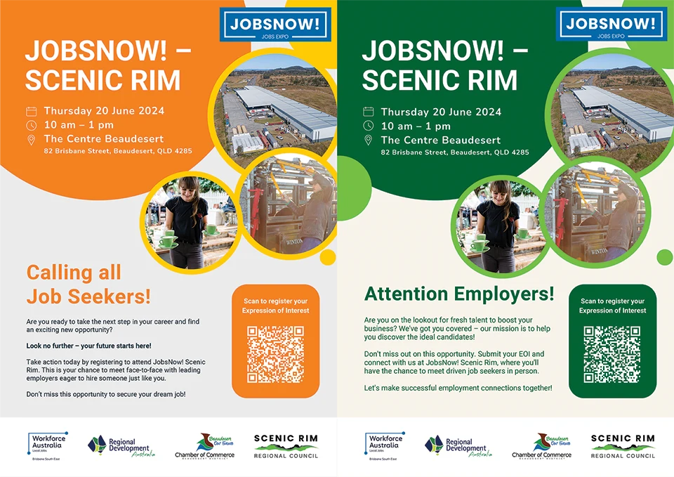 JobsNow Expo Coming to Scenic Rim